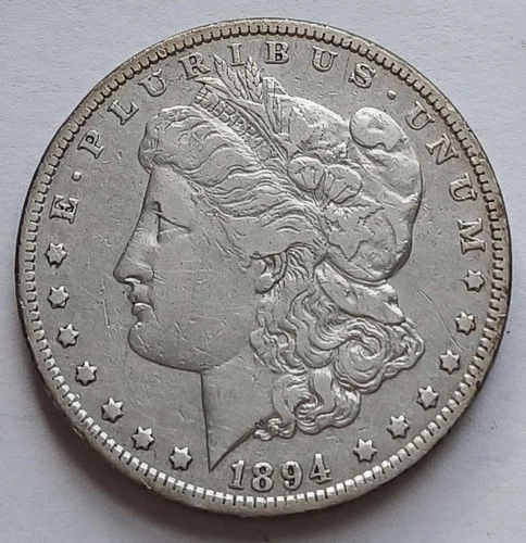 1894-P Morgan Silver Dollar $1 - VF Details, Rare Date Philadelphia Mint