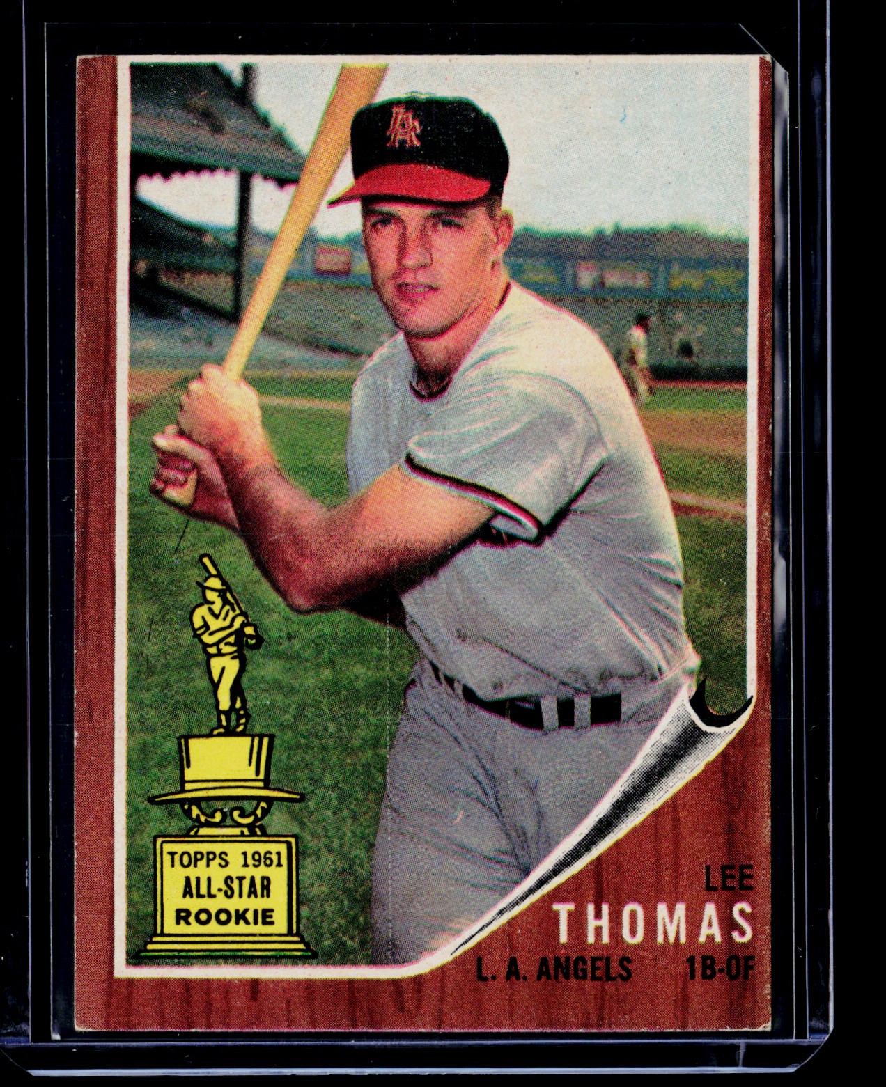 1962 Topps - Lee Thomas #154 Green Tint All-Star Rookie