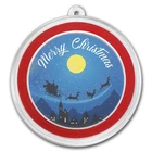 1 oz Silver Colorized Round - Merry Christmas
