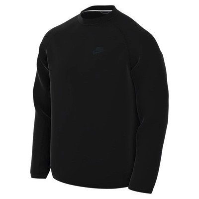 FB7916-010 Nike Nike Sportswear Tech Fleece Crew Sweatshirt Schwarz Herren Neu