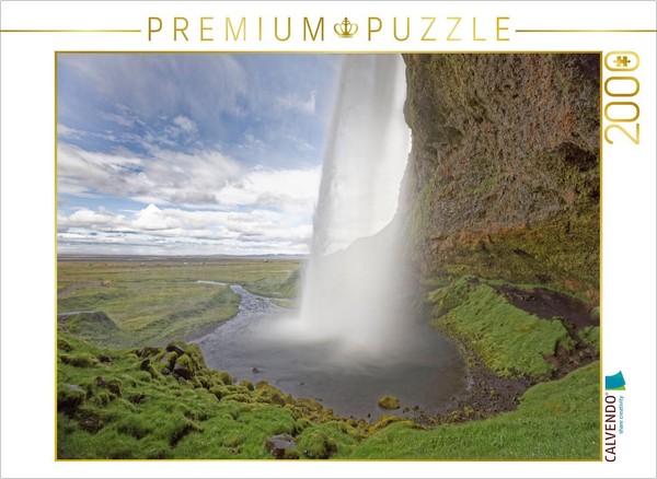 Calvendo Puzzle Seljalandsfoss | 2000 Pieces, Finished Size 35.4 × 26.4 In (90 ×-image