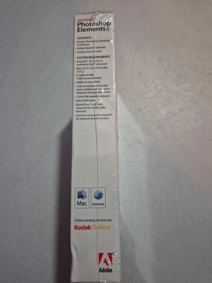 Adobe Photoshop Elements 6 For Mac New Sealed - Image 4 of 4