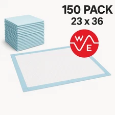 150 House breaking 23" x 36" Dog PEE Pads Puppy Underpads House Training Medical