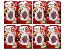 8X Febreze Bathroom Air Fresheners Odour Eliminator Gel Spiced Apple