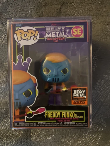 Freddy Funko as Casey Jones Blacklight Limited 2000 Pieces Heavy Metal Halloween