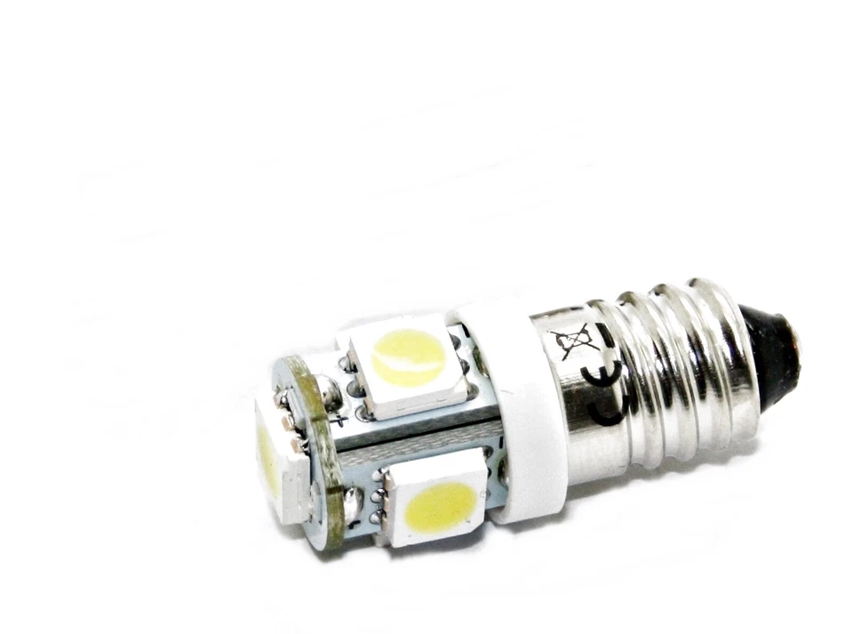 10x 1x E10 LED 6V 12V Weihnachtsstern Beleuchtung weiß warmweiß rot Glühbirne