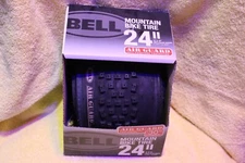 24 INCH BELL MOUNTAIN BIKE TIRE WITH AIR GUARD 30% THICKER TIRE!!