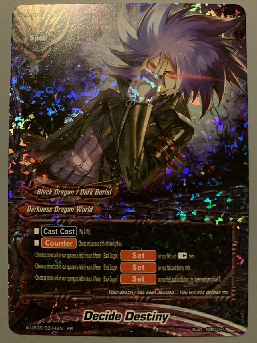 FUTURE CARD BUDDYFIGHT DECIDE DESTINY (DARKNESS DRAGON WORLD) S