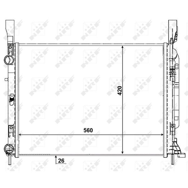 KüHler WasserküHler Passend FüR Renault Kangoo Express Kangoo/Grand FW0/1 KW0/1-image