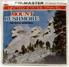 View Master H73, Mount Rushmore National Monument, US Travel, GAF, 3 Reel Set