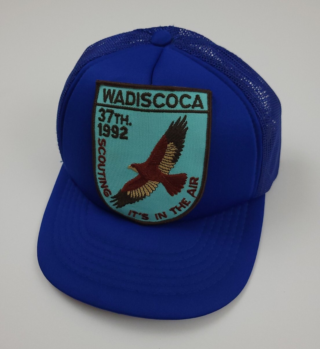 Vintage 1992 Wadiscoca Scouting Eagle Patch Hat V… - image 1