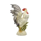 Fitz and Floyd Lantana Ceramic Rooster Figurine, 20 Inch