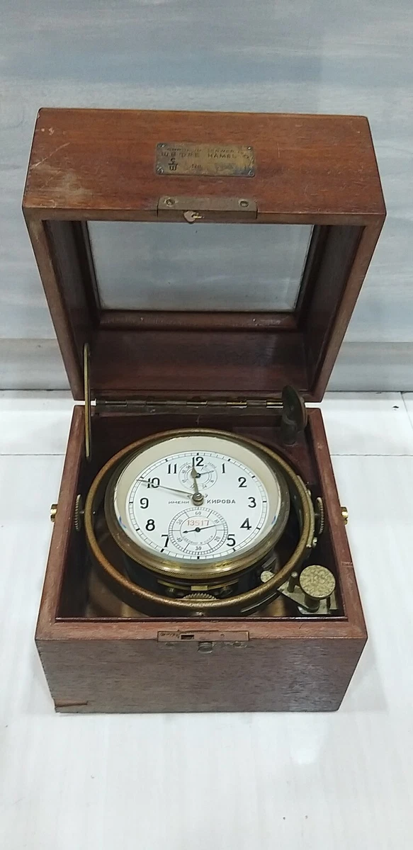 Marine chronometer ship chronometer Russain marine chronometer germany wepee