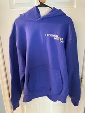 Vlone x Juice WRLD Legends Never Die Hoodie Royal Blue - Size L