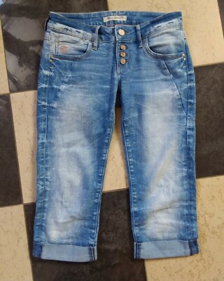 Jeans W26 blue ~ MAVI ~ Bermuda ** mega Waschung ** NEUwertig 
