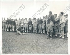 1932 Yale Buldogs College Hall of Fame Coach Mal Stevens Practice Press Photo