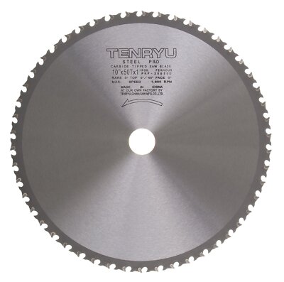 Tenryu PRF-25550D Steel-Pro Mild Steel Cutting 10'' x 50T Saw Blade