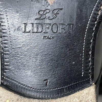 L.F. LIDFORT FOR BARNEYS NY MEN\'S BLACK LEATHER OXFORD SHOES SZ 7 MADE IN ITALY L.F. LIDFORT FOR BARNEYS NY MEN main image 3