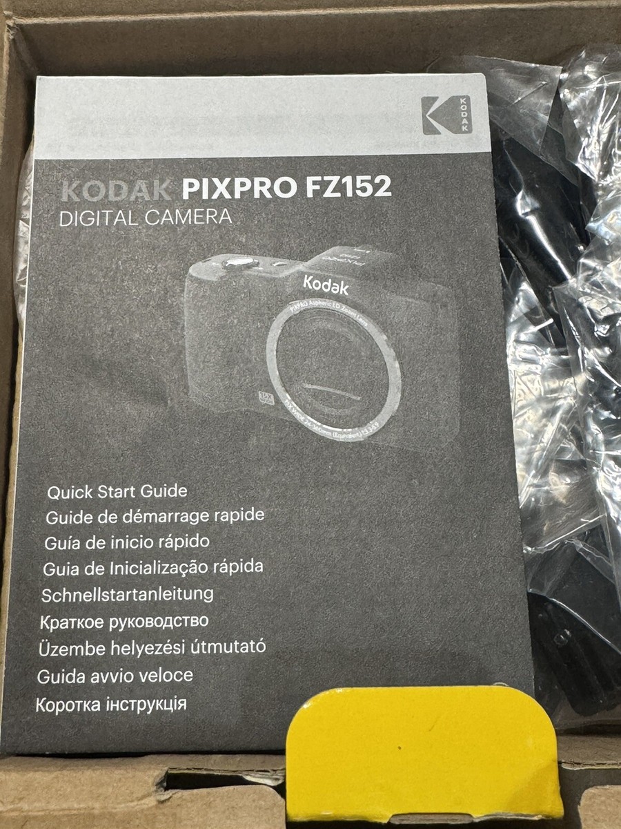Kodak PIXPRO FZ152 16 MP CCD Digital Camera Black - Open Box