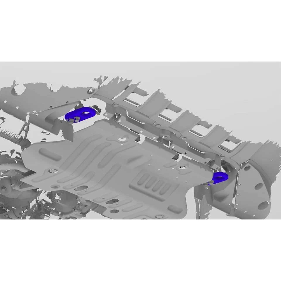 2pcs Front Bumper Tow Hook Rescue Fits For Toyota Land Cruiser Prado 2024 2025 - Image 3 of 4