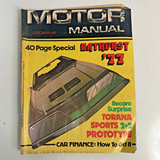 Motor Manual Oct 1977 Car Magazine Bathurst 77 ( RARE EDITION )