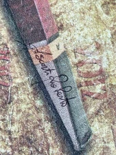 SIGNED 2012 Roberto Ascorti pipes Pipe of the Year plaque wall hanging poster