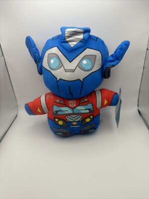 Transformers Rescue Bots Academy Optimus Prime Plush Toy Factory Doll Hasbro 7'' 