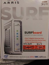 1 X ARRIS SURFboard SB6141 Docsis 3.0 Cable Modem