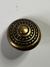 Brass Conchos - Very Pretty Design, Nice And Solid, 10 Pieces Per Pack