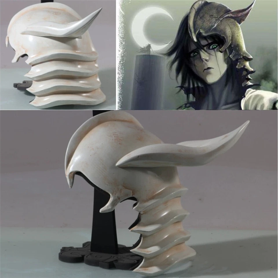 1:1 Replica Anime BLEACH Ulquiorra Cifer Cosplay Helmet Wearable Mask GFRP Props - Image 2 of 4