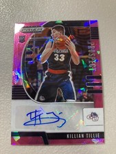 2020-21 Panini Prizm Draft Picks Pink Ice Autograph PA-KT Killian Tillie