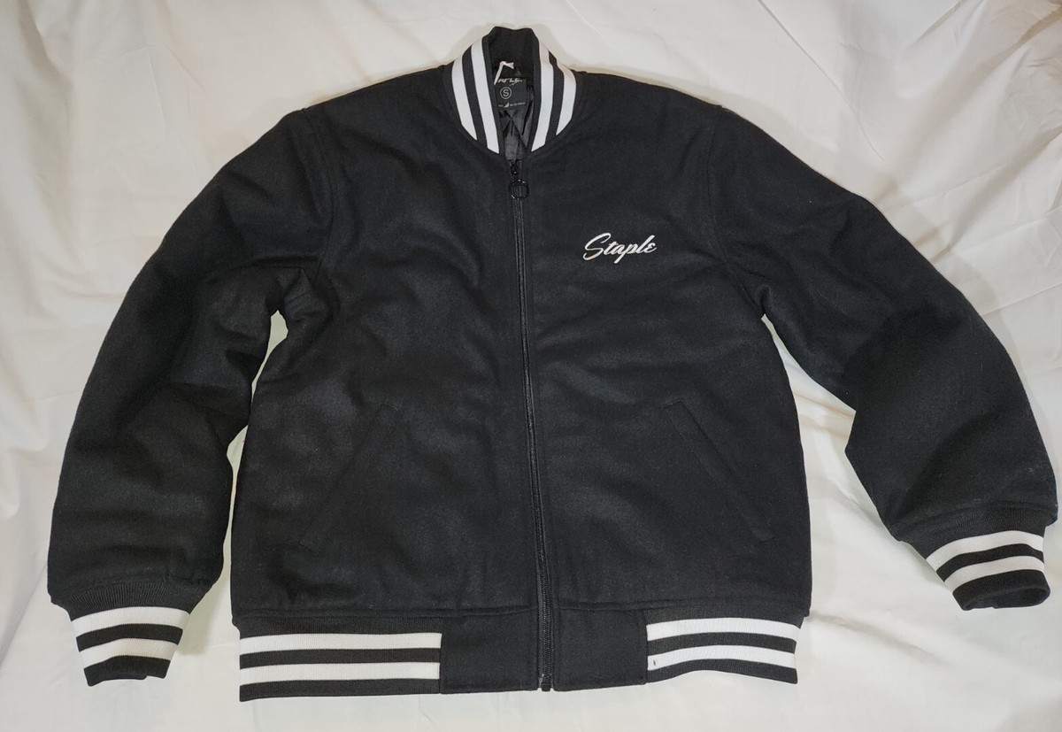 NWT Men's Staple Wool Varsity Jacket Sz Small