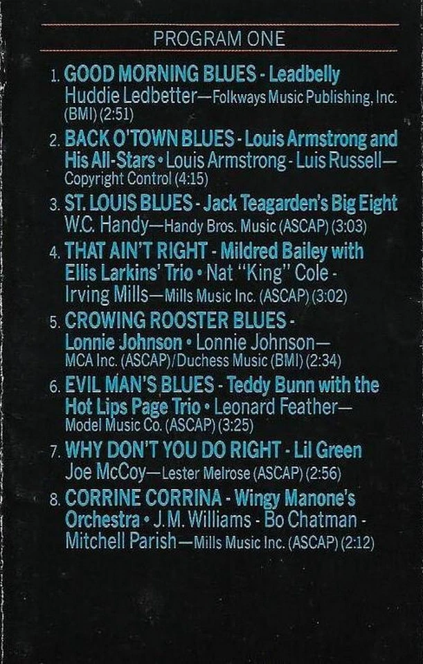 Various How Blue Can You Get? Great Blues Vocals In The Jazz Trad CASSETTE ALBUM - Image 4 of 4