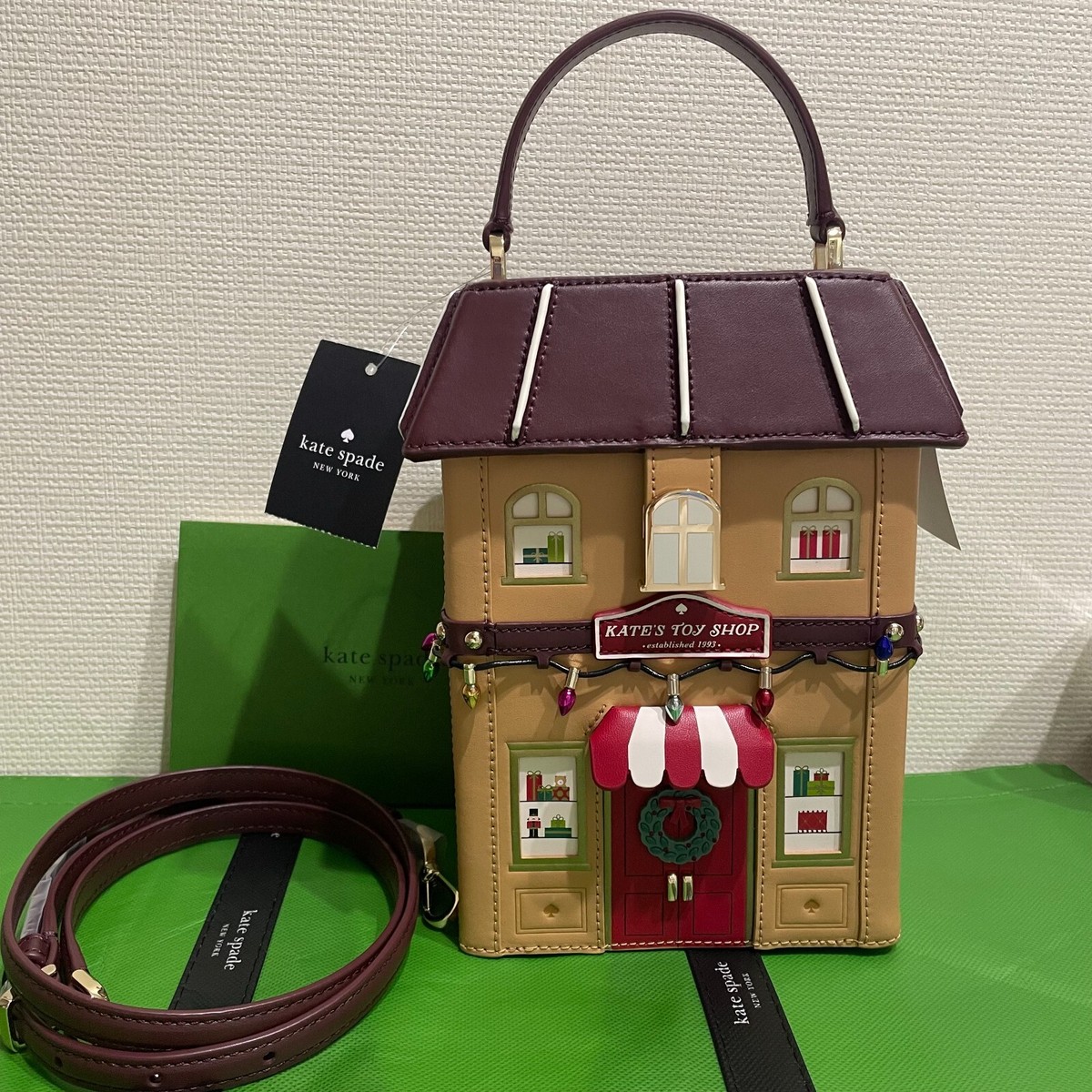 Kate Spade Oh What Fun 3D Toy Store Clutch Satchel Crossbody 3D