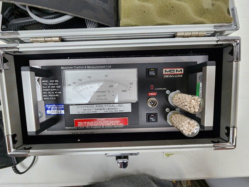 Analizador de punto de rocío MCM Dewluxe 600 DDL higrómetro de control y medición de humedad - Imagen 12 de 13