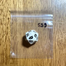 🎲MTG d20 Spindown Life Counter die dice Ikoria: Lair of Behemoths IKO White 539