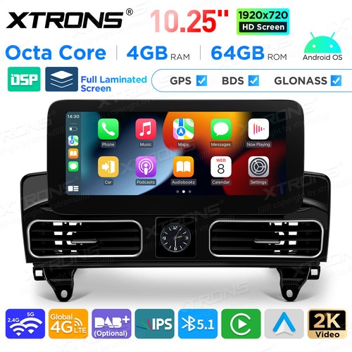 10.25" Android 14 Retrofit Car GPS Navi 4G 4+64GB For Benz M/GL Class W166 X166 - Picture 14 of 21