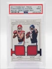 PATRICK MAHOMES II 2017 NATIONAL TREASURES ROOKIE GEAR PATCH RC /99 PSA 9 Q2289