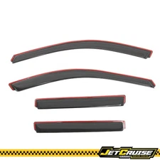 Fits 22-25 Jeep Grand Cherokee Window Visors In Channel Rain Sun Guard Deflector