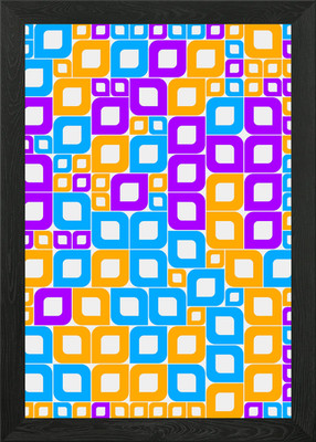 Geometrisches Muster gerahmtes Wandbild Poster Leinwanddruck Bild