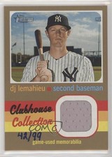 2020 Topps Heritage Clubhouse Collection Relics Gold 42/99 DJ LeMahieu fm0