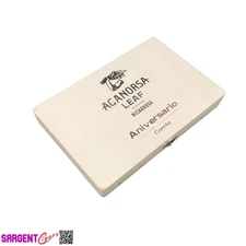 Aganorsa Leaf Aniversario Gran Robusto Empty Wooden Cigar Box 9x6x1.25