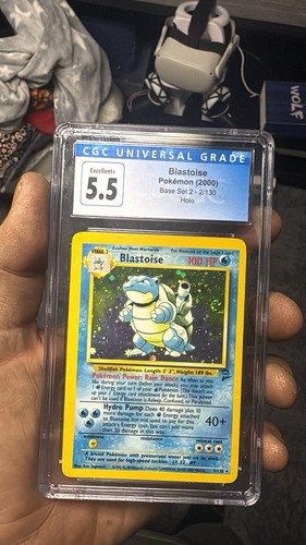 Blastoise graded CGC 5.5 for sale on eBay