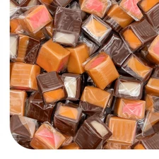 Caramel Cubes Mix - 2 Pound Bulk Pack (About 150 Count) - Assorted Flavors... 
