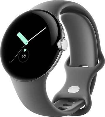 Google Pixel Watch 41mm 32GB 2GB RAM WiFi Bluetooth NFC GPS AMOLED Silber OVP