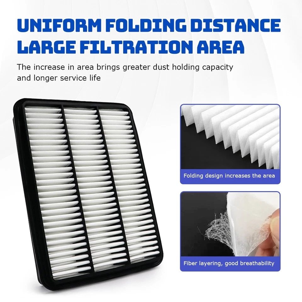 Комплект из 2 воздушных фильтров двигателя для Ford Escape 2005-2008 Mercury Mariner 2005-2012 - Изображение 2 из 4