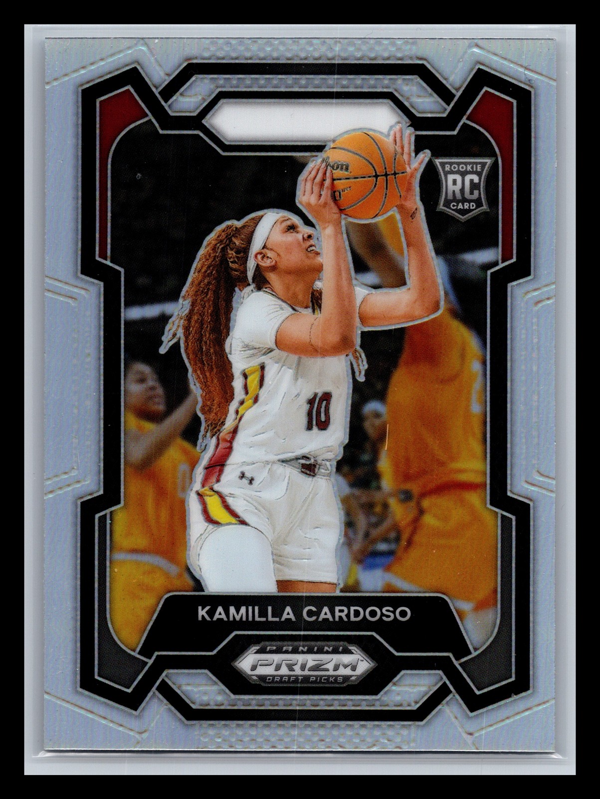 Kamilla Cardoso Gamecocks 2024 Panini Prizm Draft Picks #59 Silver