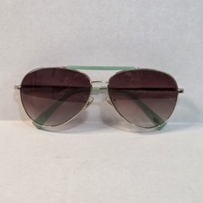 Fossil Katie MS4091 Sunglasses 57 13 130 Gold Mint Brown Lens Aviator