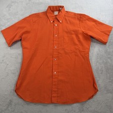 Vintage Arrow Cum Laude Shirt Mens M 15 15.5 Sanforized 60s USA Perma Iron