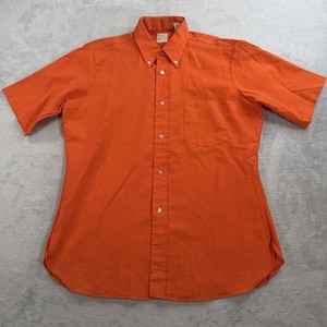 Vintage Arrow Cum Laude Shirt Mens M 15 15.5 Sanforized 60s USA Perma Iron